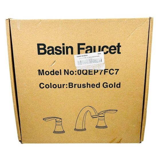 Basin Faucet - Model ( 0QEP7FC7 ) Brushed Gold - New Other - Picture 3 of 4